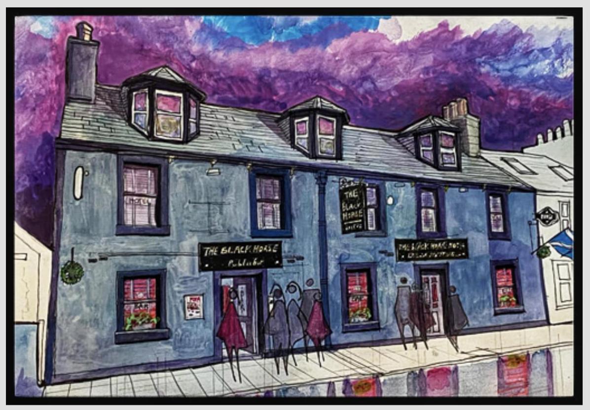 The Blackhorse Accommodation Newton Stewart Exterior foto